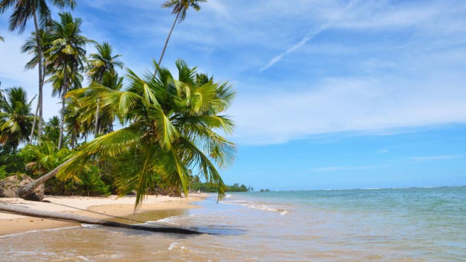 Uma praia deslumbrante